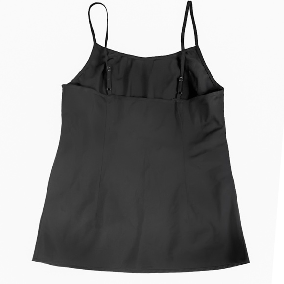 Tamara H. Black Satin Camisole Top – Size Small - Picture 2 of 3